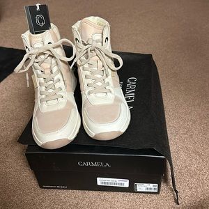 CARMELA Comfort Flex Lace-Up Ankle Boots - Leather (For Women)